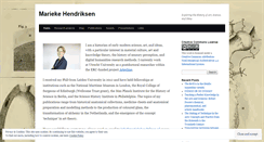 Desktop Screenshot of mariekehendriksen.nl
